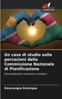 caso di studio sulle percezioni della Commissione Nazionale di Pianificazione