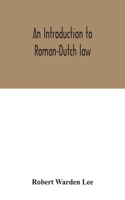 introduction to Roman-Dutch law