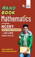 HandBook of Mathematics - Complete NCERT in One Liner Format for JEE/ CBSE Class 11 & 12