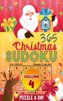 365 Christmas Sudoku Puzzle a Day Volume 4: Nightmare Before Christmas And 2021 Daily Sudoku Puzzles for Adults Hard to Extreme Hard