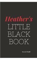 Heather's Little Black Book.