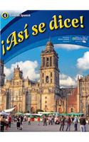 ¡Así se dice!, Level 4 Student Edition: (SPANISH)