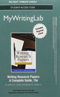 Mylab Writing with Pearson Etext -- Standalone Access Card -- For Writing Research Papers: A Complete Guide