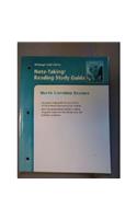 McDougal Littell Science South Carolina: Note-Taking and Reading Study Guide Grade 8 Integrated Science: Note-Taking and Reading Study Guide Grade 8 Integrated Science