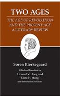 Two Ages: The Age of Revolution and the Present Age A Literary Review