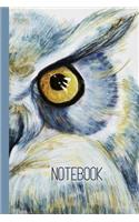 Notebook: Owl Journal Diary Blank Lined Notebook To Write In