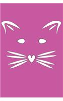 Katze Mietze Kater Notizbuch: Süßes Kätzchen, Katzenbaby Notebook, Tagebuch, Kritzelbuch im handlichem A5 Formart, 110 linierte Seiten