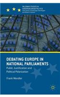 Debating Europe in National Parliaments: Public Justification and Political Polarization