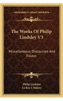 Works of Philip Lindsley V3: Miscellaneous Discourses and Essays