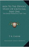 AIDS to the Devout Study of Criticism, Part One