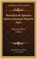 Benedicti de Spinoza Opera Quotquot Reperta Sunt: Volumen Prius (1882)