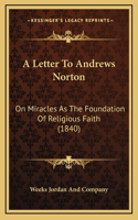 A Letter To Andrews Norton