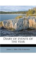 Diary of Events of the Year