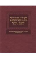 Elementary Principles of Agriculture