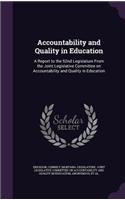Accountability and Quality in Education