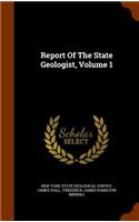 Report of the State Geologist, Volume 1