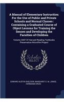 A Manual of Elementary Instruction