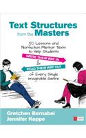 Text Structures From the Masters