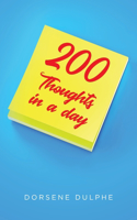 200 Thoughts in a Day