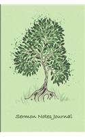 Sermon Note Taker Journal: A Motivating Notebook To Take Notes, Recall and Reflect On Each Sermon