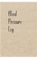 Blood Pressure Log
