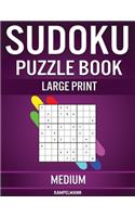 Sudoku Puzzle Book Large Print Medium