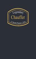 Legendary Chauffer, 12 Month Planner 2020: A classy black and gold Monthly & Weekly Planner January - December 2020