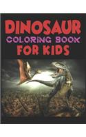 Dinosaur Coloring Book For Kids: A Dinosaur Activity Book Adventure for Boys & Girls, Ages 2-4, 4-8 (25 pages 8.5" X 11")