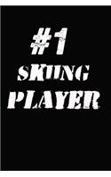 #1 Skiing Player Notebook