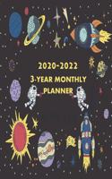 2020-2022 3 Year Monthly Planner