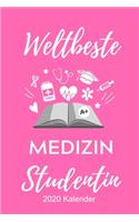 Weltbeste Medizin Studentin 2020 Kalender