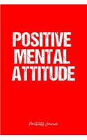 Positivity Journal: Dot Grid Journal - Positive Mental Attitude- Red Dotted Diary, Planner, Gratitude, Writing, Travel, Goal, Bullet Notebook - 6x9 120 page