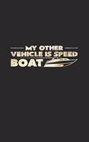 Boat: 6x9 Speedboat - blank with numbers paper - notebook - notes