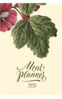 Meal Planner 2020: Weekly Meal Planner - Great Gift Idea for Planner Girls