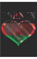 Malawi Notebook: Malawi Notebook - college book - diary - journal - booklet - memo - composition book - 120 sheets - Dot Grid paper 6x9 inch