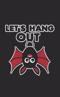 Let's hang out: 6x9 Halloween - grid - squared paper - notebook - notes