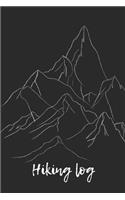 Hiking Log: Record Your Hikes, Hiking Trail Journal, Hiker's Tracker Book
