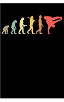 Breakdancer Notizbuch: A5 Kariert 108 Seiten - Retro Breakdance Evolution Notizheft - Geschenk für Breakdancer