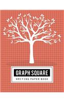 Graph Square Writing Paper: Handwriting Journal, Blank Book, Sketching, Drawing/Writing, Art Design, 1x1 Grid, Size 8.5" x 11" 100 Pages