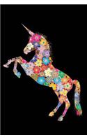 Unicorn dot grid journal