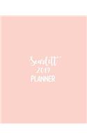 Scarlett 2019 Planner
