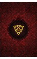 Monogram "9" Notebook: Blank Journal Diary Log(9 Monogram Crimson 150 Lined)