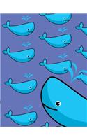 Cute Whale Sketchbook