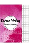 Korean Writing Practice Notebook: Hangul Manuscript Paper, Korean Hangul Writing Paper, Korean Practice Notebooks, Graph Paper, Handwriting Workbook