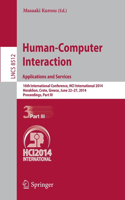 Human-Computer Interaction. Applications and Services: 16th International Conference, Hci International 2014, Heraklion, Crete, Greece, June 22-27, 2014, Proceedings, Part III