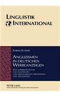 Anglizismen in deutschen Werbeanzeigen