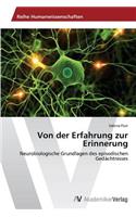Von Der Erfahrung Zur Erinnerung