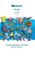 BABADADA, Xitsonga - Kannada (in kannada script), xihlamuselamarito xa swifaniso - visual dictionary (in kannada script)