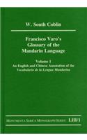 Francisco Varo's Glossary of the Mandarin Language