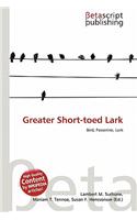 Greater Short-Toed Lark: (English)